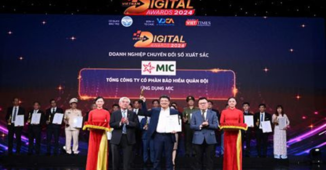 Thế Giới Bảo Hiểm Online - Hình ảnh Bảo hiểm Quân đội đạt giải thưởng Doanh nghiệp chuyển đổi số xuất sắc 2024 - Frame ảnh 1200x628