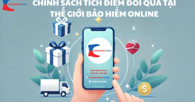 Thế Giới Bảo Hiểm Online - Hình ảnh Chính sách tích điểm đổi quà tại Thế giới bảo hiểm Online - Frame ảnh 1200x628