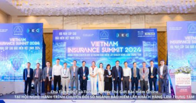 Thế Giới Bảo Hiểm Online - Hình ảnh Chủ tịch HĐQT và TGĐ Thế Giới Bảo Hiểm Online tại Hội nghị cấp cao bảo hiểm Việt Nam 2024 - Frame ảnh 1200x628