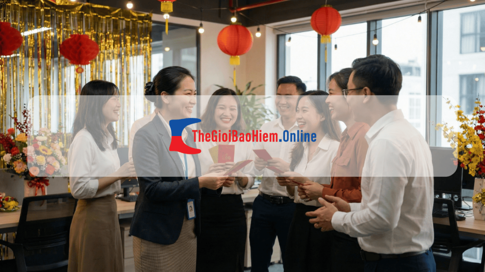 Doanh nghiep tang bao hiem tai nan ca nhan nhu qua Tet cho nhan vien